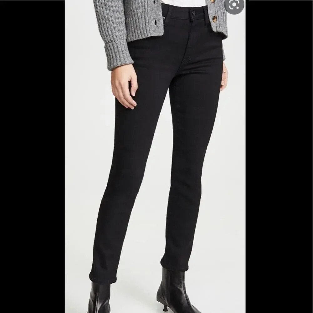 SLVRLAKE Lou Lou Jeans Black Size 28